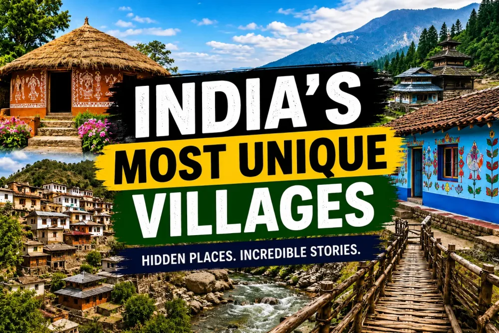 भारत के सबसे अनोखे गांव: ऐसी छिपी हुई जगहें जो आपकी सोच बदल देंगी