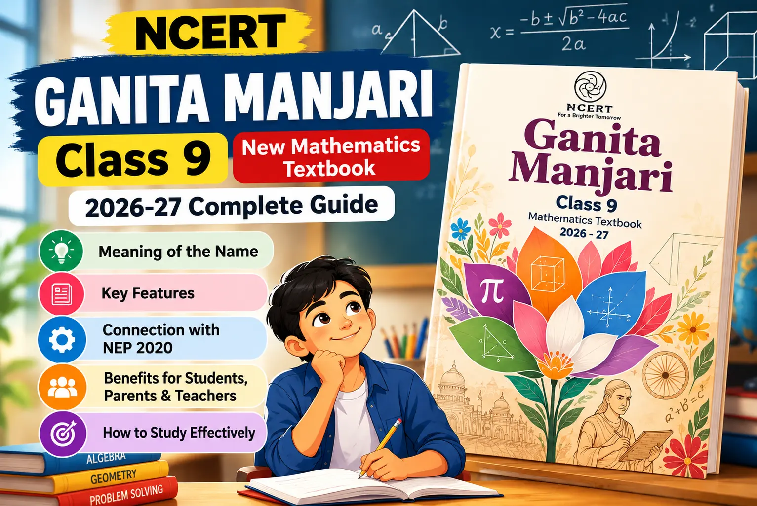 Ganita Manjari Class 9: New NCERT Maths Textbook 2026-27